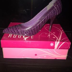 Pair of Purple High Heels